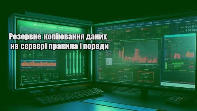 Резервне копіювання даних на сервері правила і поради
