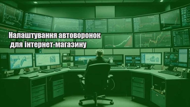 Налаштування автоворонок для інтернет магазину