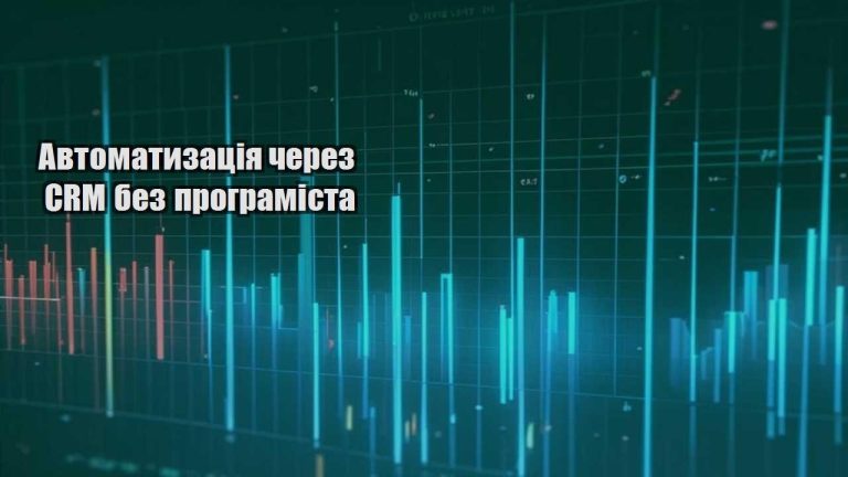 Автоматизація через CRM без програміста