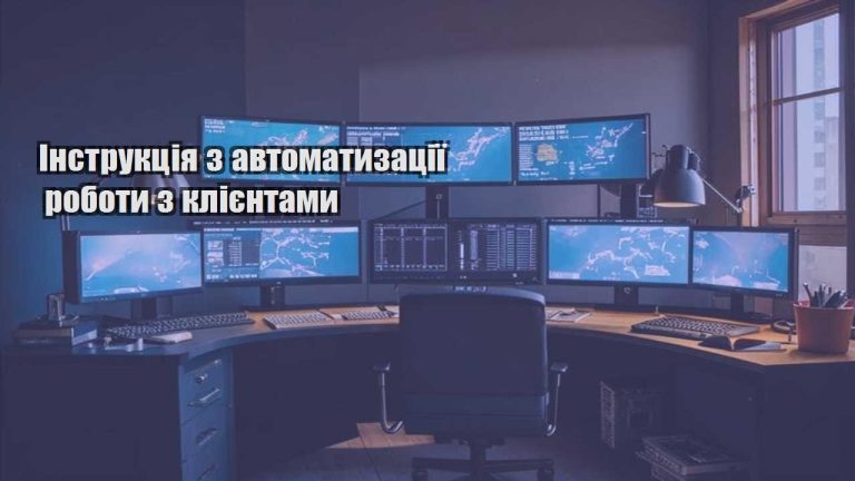 Інструкція з автоматизації роботи з клієнтами