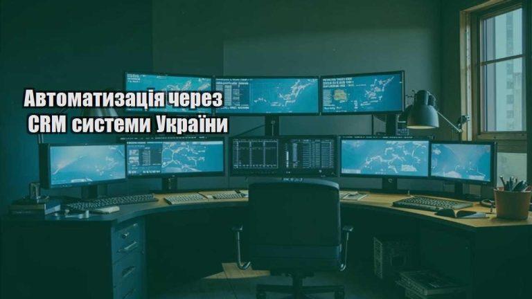 Автоматизація через CRM системи України