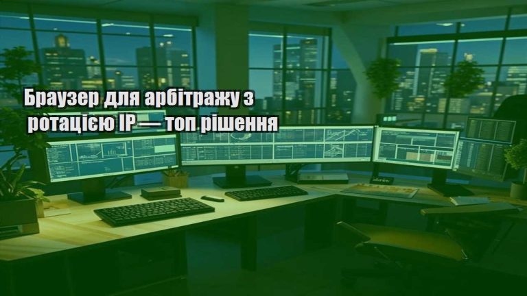 Браузер для арбітражу з ротацією IP — топ рішення
