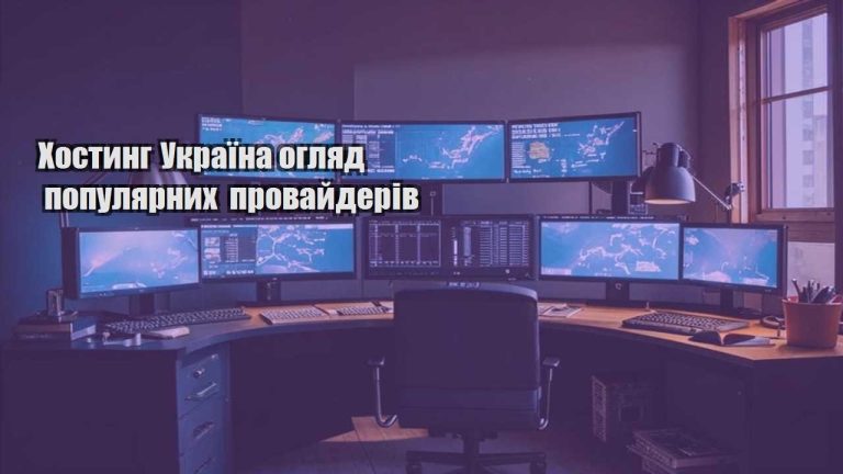 Хостинг Україна огляд популярних провайдерів