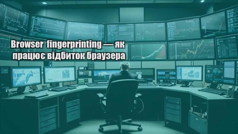 Browser fingerprinting — як працює відбиток браузера