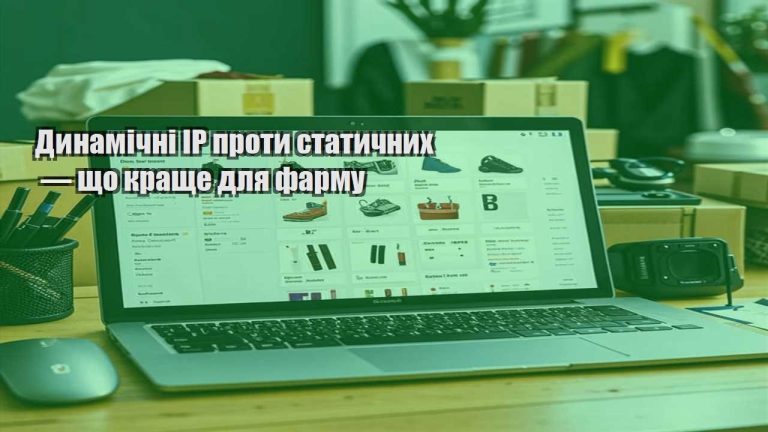 Динамічні IP проти статичних — що краще для фарму