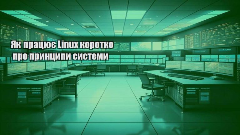 Як працює Linux коротко про принципи системи
