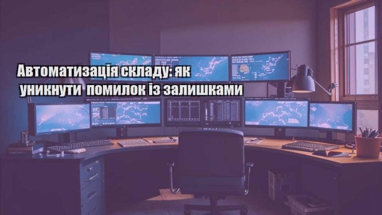 Автоматизація складу як уникнути помилок із залишками