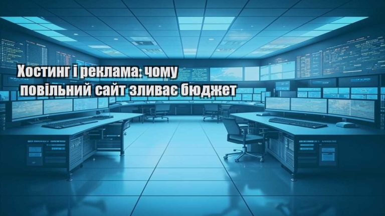 Хостинг і реклама чому повільний сайт зливає бюджет