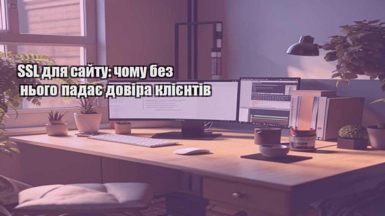 SSL для сайту чому без нього падає довіра клієнтів