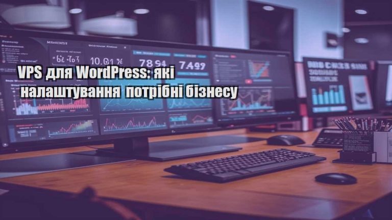 VPS для WordPress які налаштування потрібні бізнесу