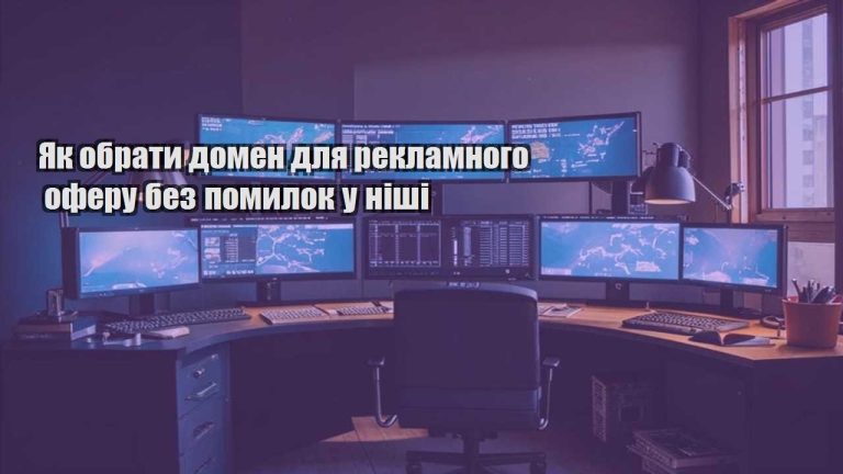 Як обрати домен для рекламного оферу без помилок у ніші