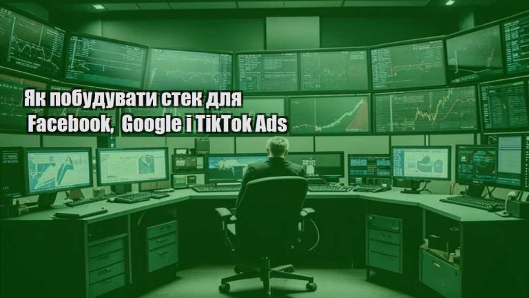 Як побудувати стек для Facebook Google і TikTok Ads