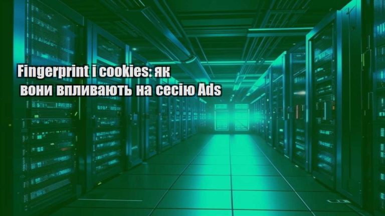 Fingerprint і cookies як вони впливають на сесію Ads