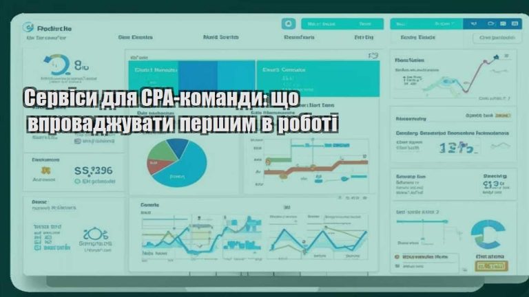 Сервіси для CPA команди що впроваджувати першим в роботі