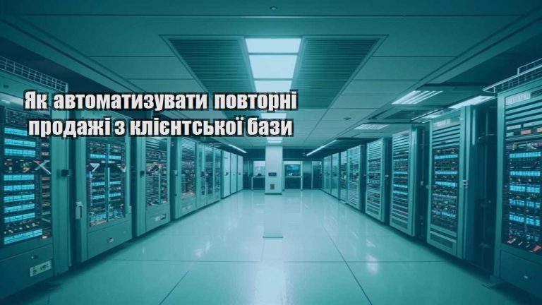 Як автоматизувати повторні продажі з клієнтської бази