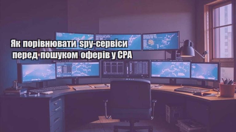 Як порівнювати spy сервіси перед пошуком оферів у CPA
