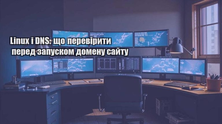Linux і DNS що перевірити перед запуском домену сайту
