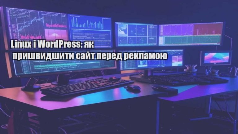 Linux і WordPress як пришвидшити сайт перед рекламою
