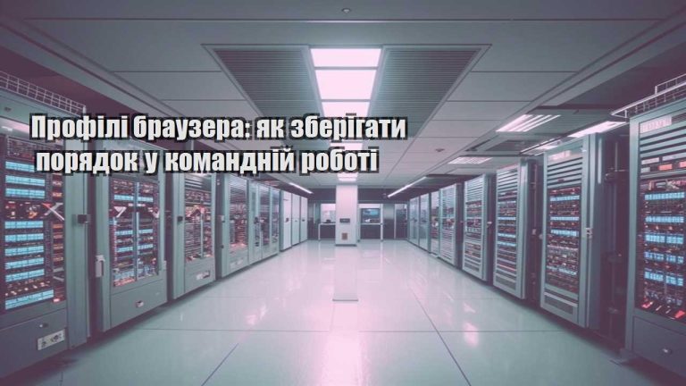 Профілі браузера як зберігати порядок у командній роботі