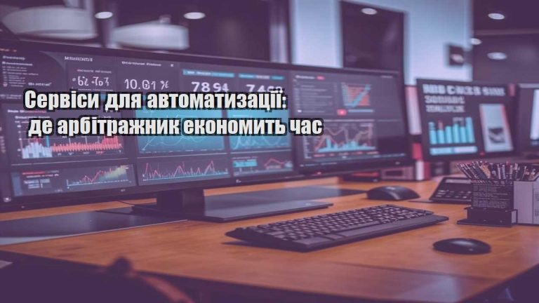 Сервіси для автоматизації де арбітражник економить час