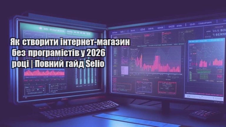 Як створити інтернет магазин без програмістів у 2026 році Повний гайд Selio