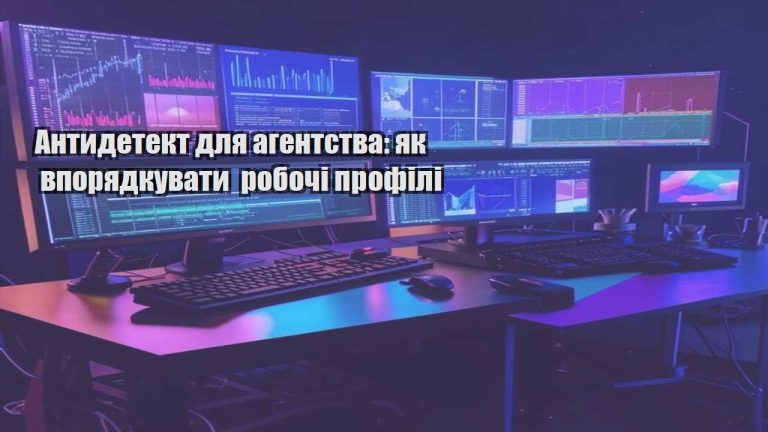 Антидетект для агентства як впорядкувати робочі профілі