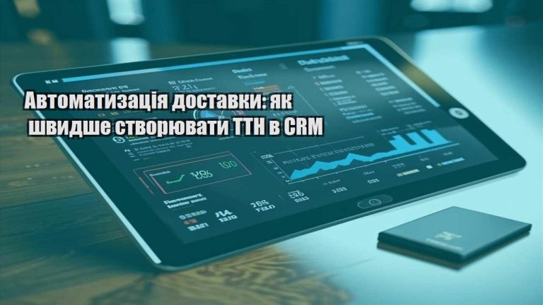 Автоматизація доставки як швидше створювати ТТН в CRM