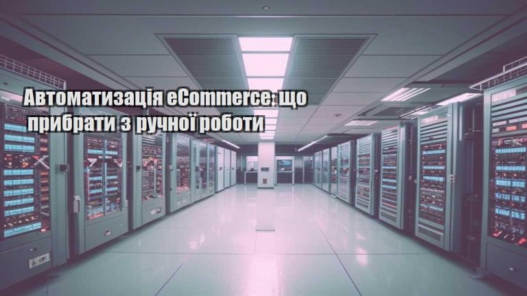 Автоматизація eCommerce що прибрати з ручної роботи