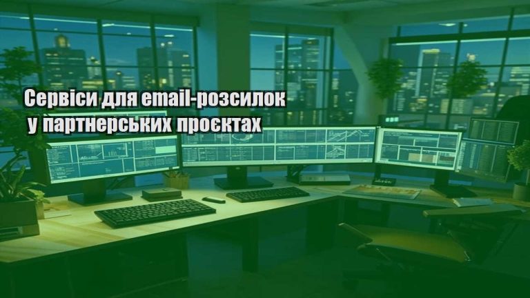 Сервіси для email розсилок у партнерських проєктах