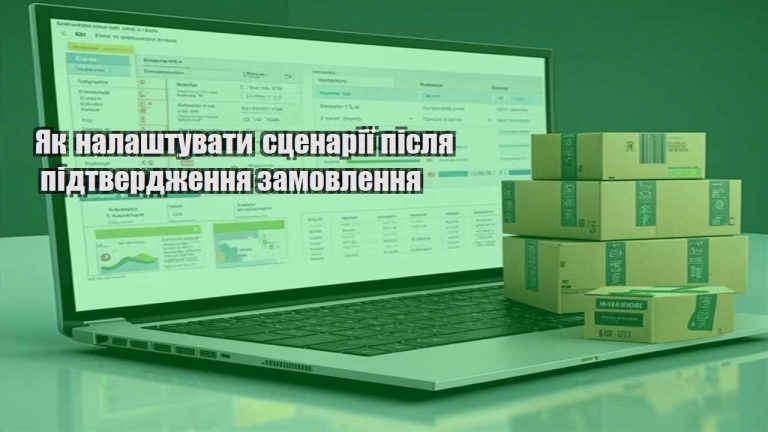 Як налаштувати сценарії після підтвердження замовлення