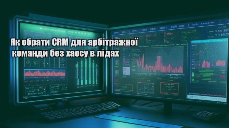 Як обрати CRM для арбітражної команди без хаосу в лідах