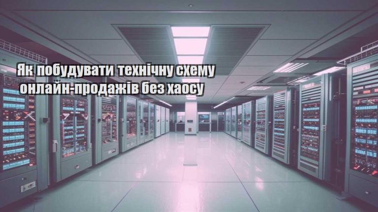 Як побудувати технічну схему онлайн продажів без хаосу