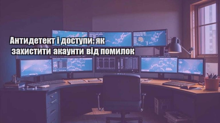 Антидетект і доступи як захистити акаунти від помилок
