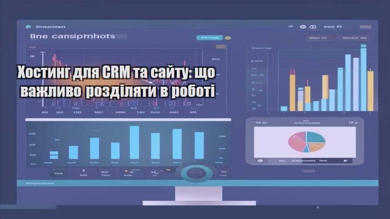Хостинг для CRM та сайту що важливо розділяти в роботі
