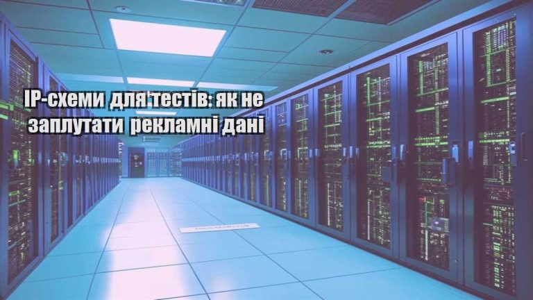 IP схеми для тестів як не заплутати рекламні дані