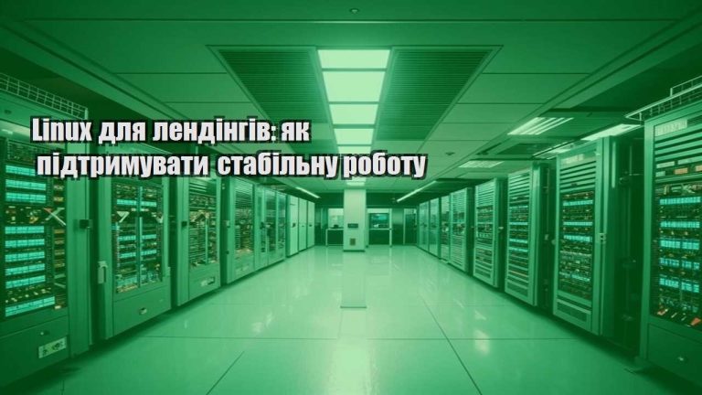 Linux для лендінгів як підтримувати стабільну роботу