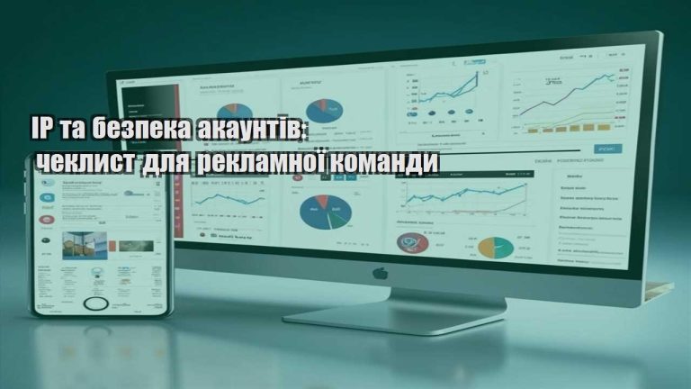 IP та безпека акаунтів чеклист для рекламної команди