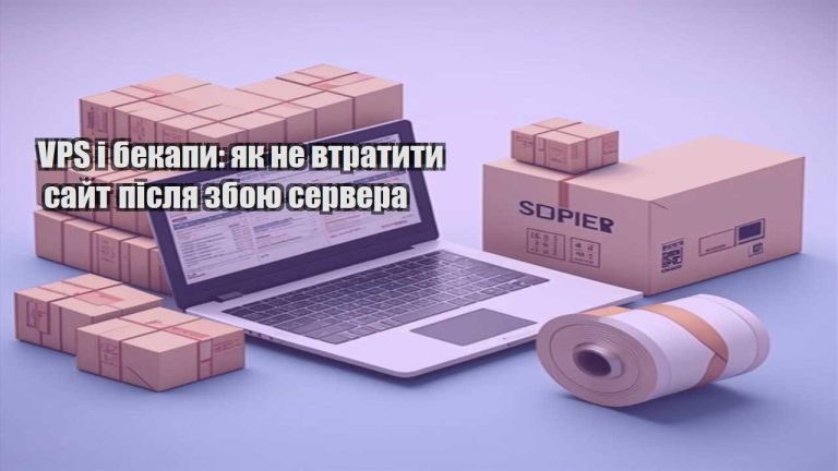VPS і бекапи як не втратити сайт після збою сервера